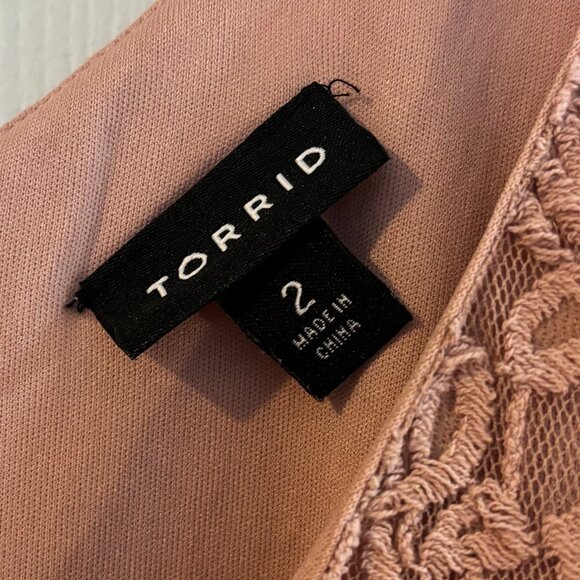 Torrid Mini Lace Bell Trapeze Dress - Picture 5 of 6